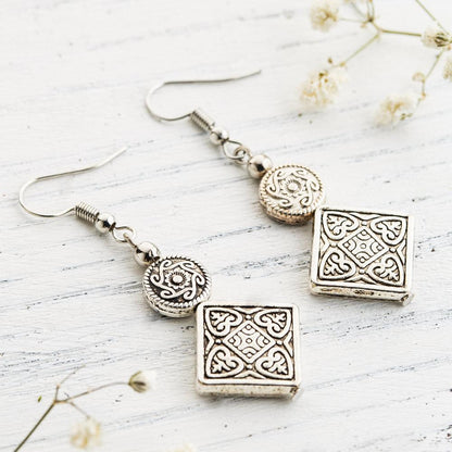 Oriental Dangle Earrings