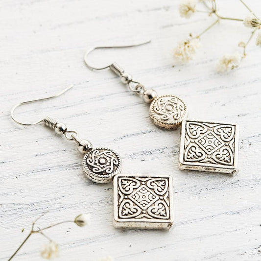 Oriental Dangle Earrings
