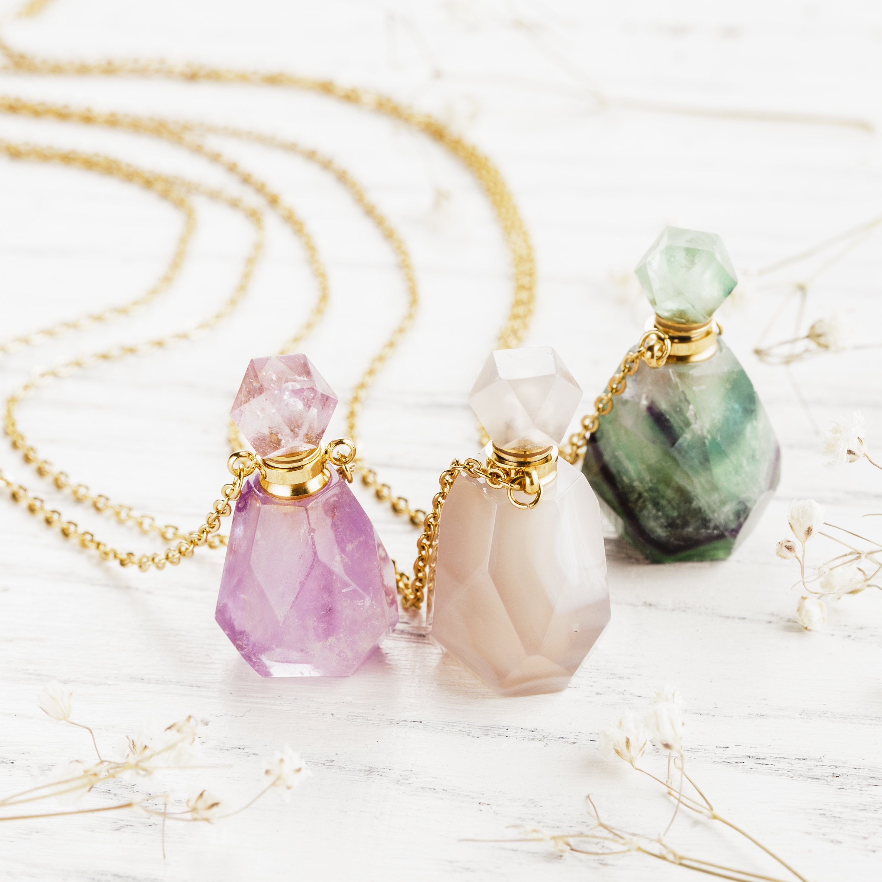 Crystal Perfume Necklace