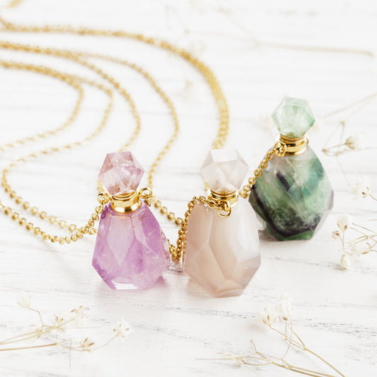 Crystal Perfume Necklace