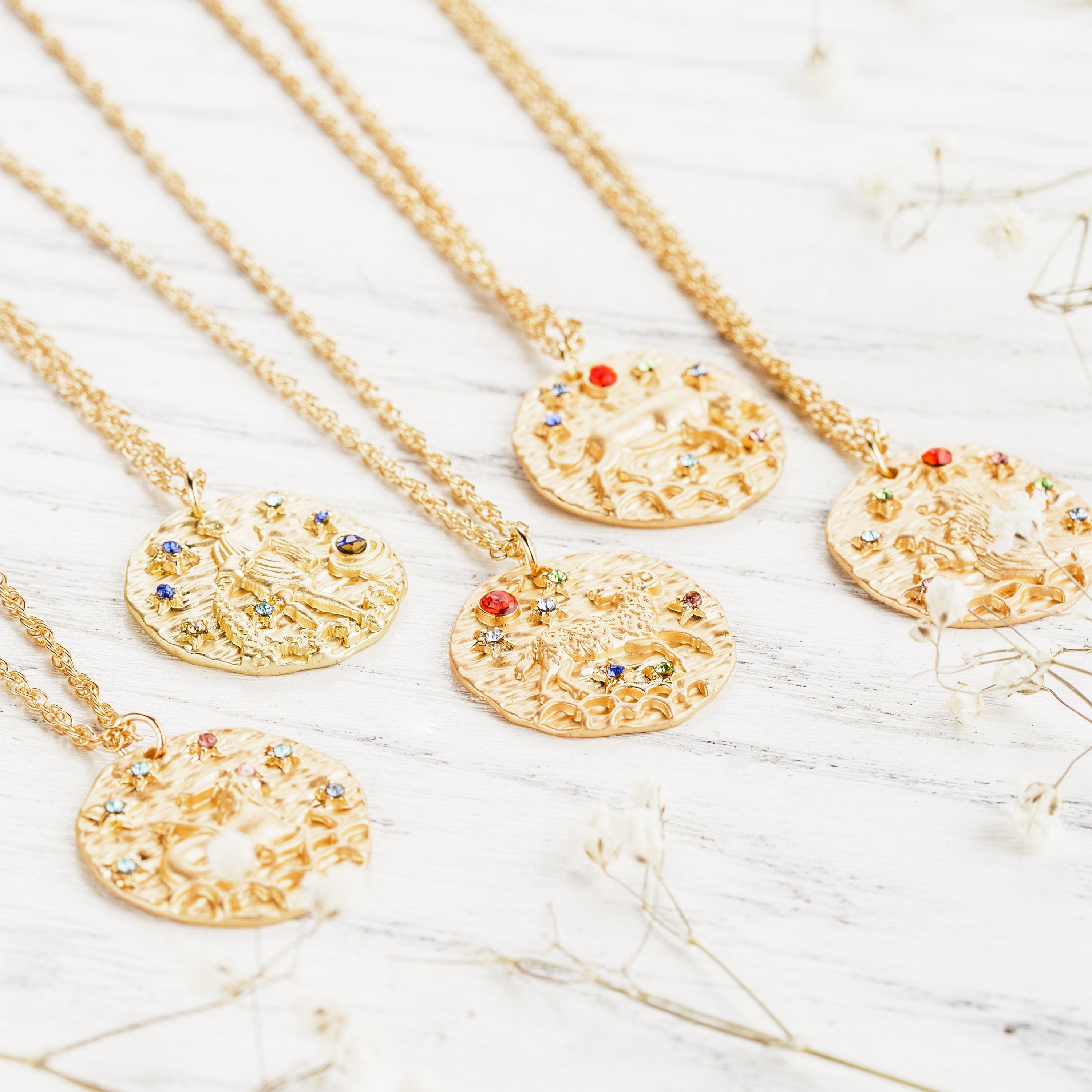 Zodiac Medallion Necklace
