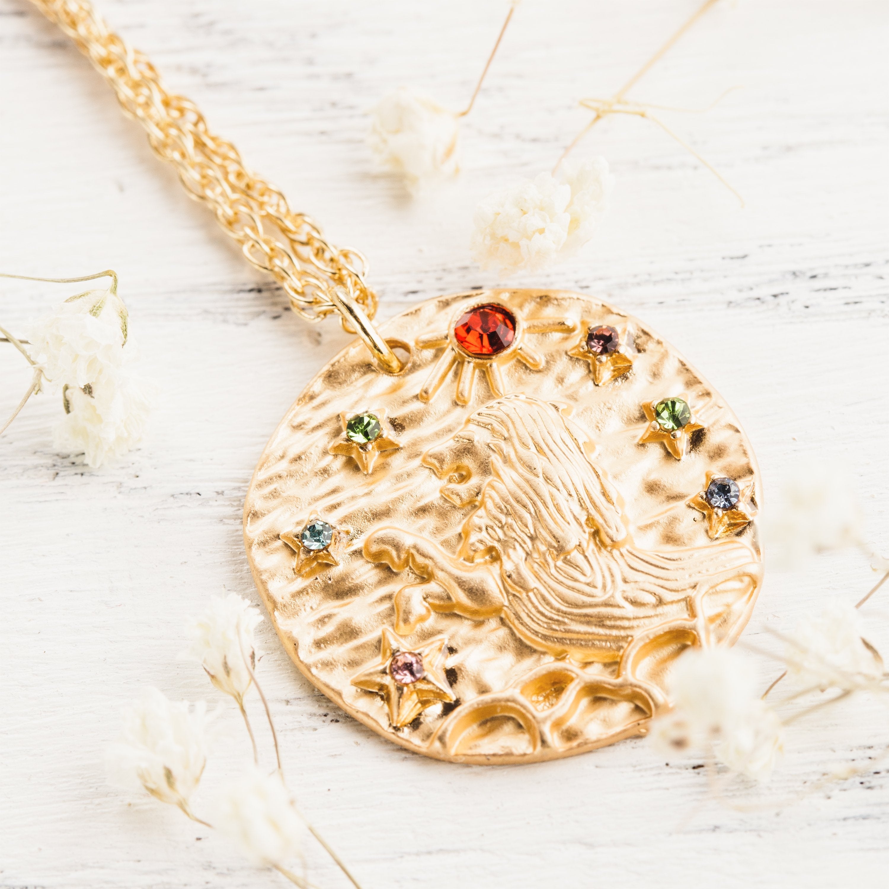 Zodiac Medallion Necklace