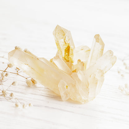 Tangerine Quartz Cluster
