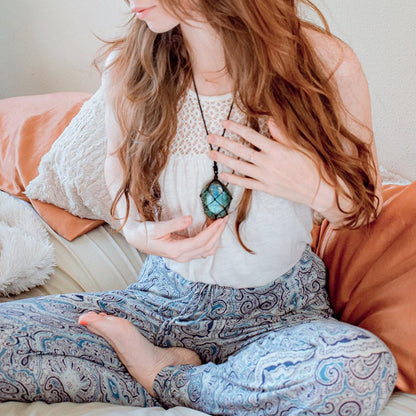 3x Dragons Heart Labradorite Necklace
