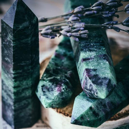 Ruby Zoisite Point