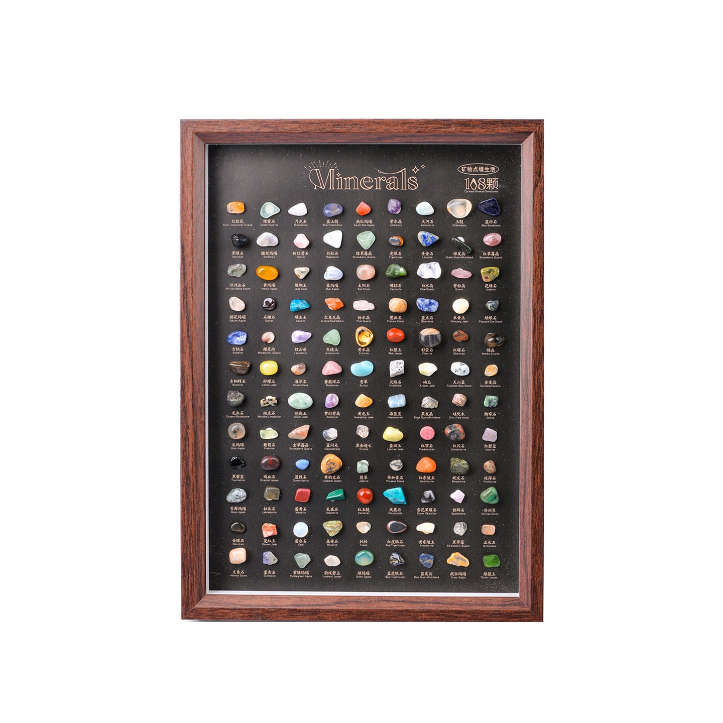 Crystal & Mineral Specimen Collection (108 pcs) – Perfect Gift & Decoration