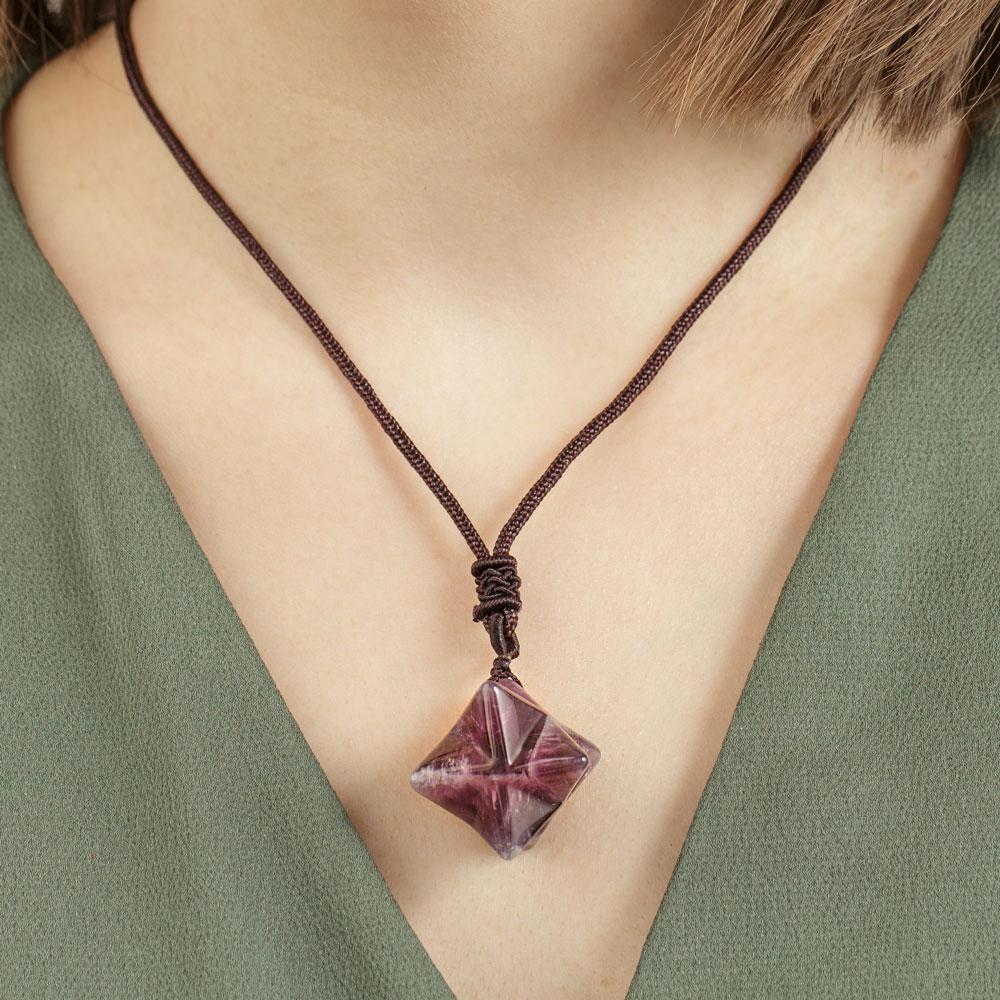 Merkaba Crystal Necklace