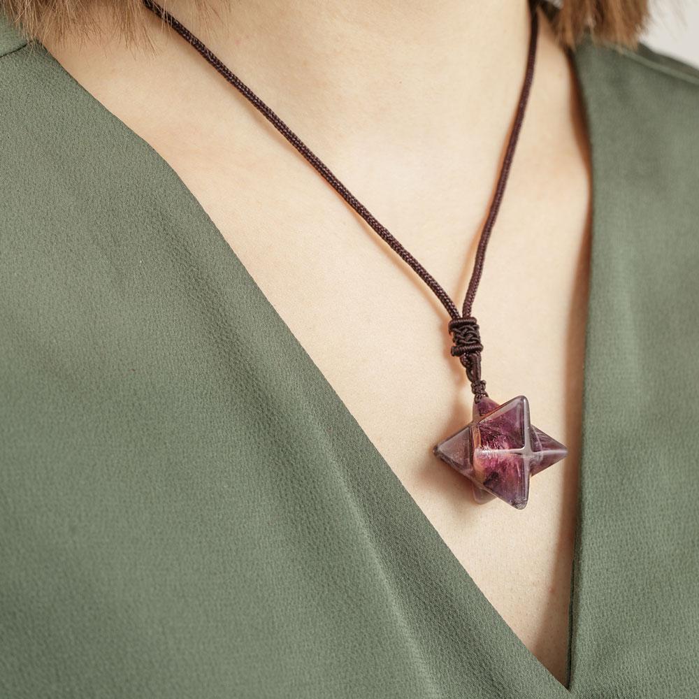Merkaba Crystal Necklace