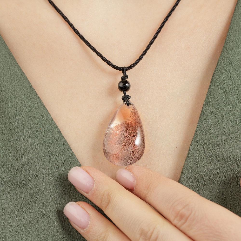 Nature Phantom Quartz Necklace