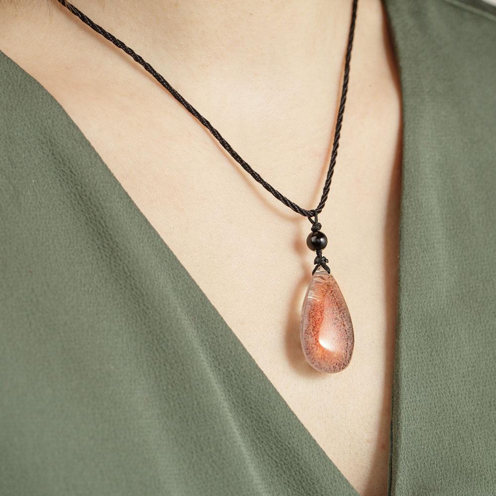 Nature Phantom Quartz Necklace
