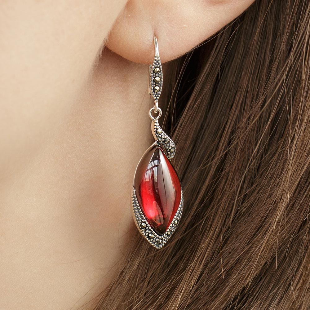 Silver Feminine Charm Earrings