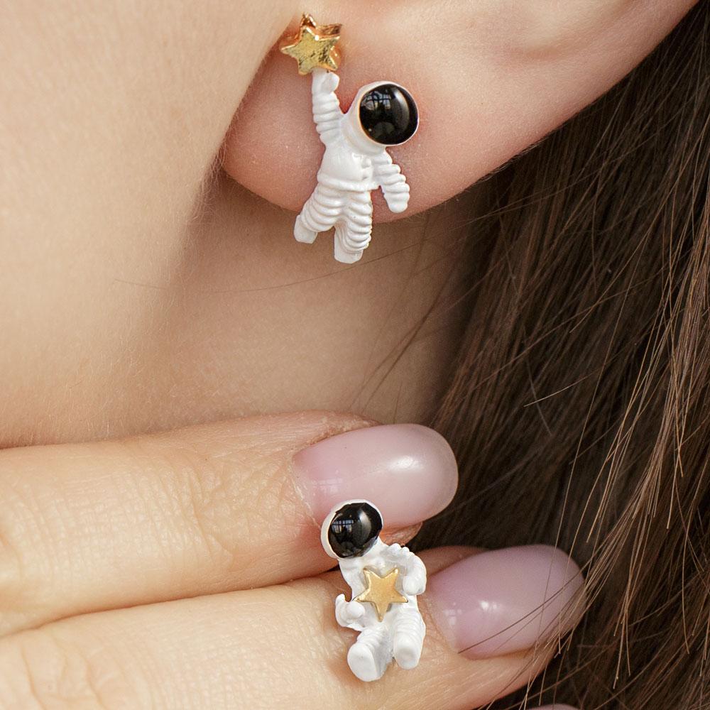 Space Astronaut Earrings