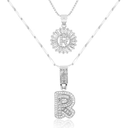 【LAST DAY 48% OFF】2 Pack - Initial Letter Pendant Necklaces