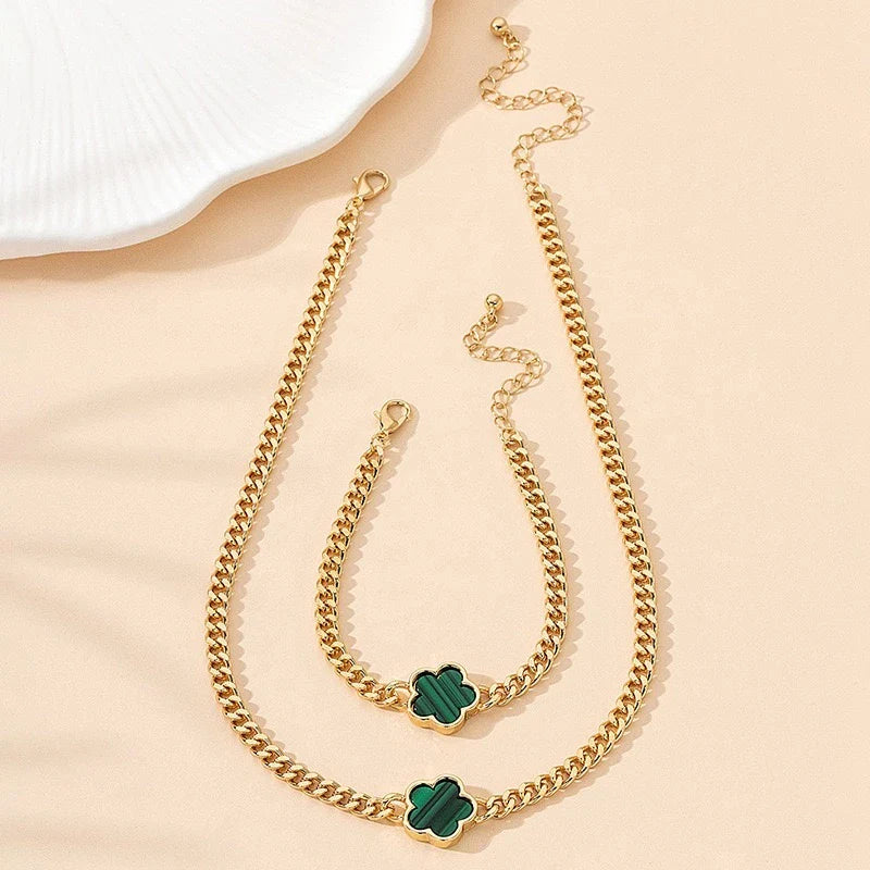Lucky Clover Charm Set