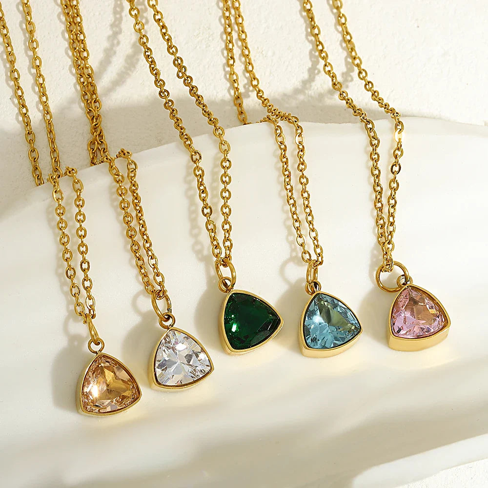 PrismAura Gemstone Necklace