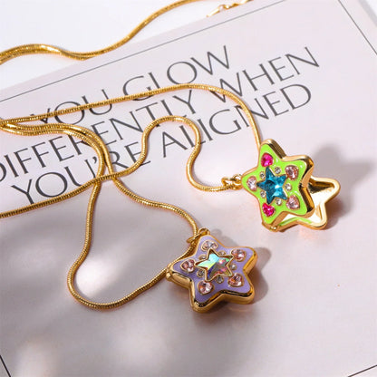 Crystal Locket Necklace