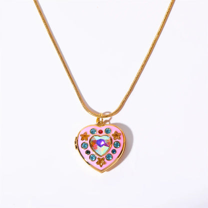 Crystal Locket Necklace