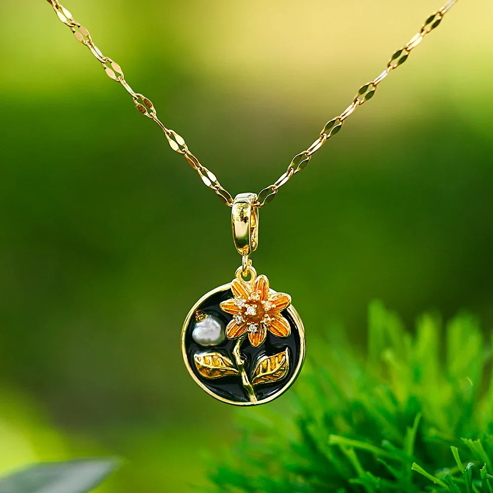 Heirloom Bloom Flower Necklace