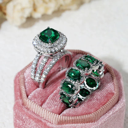 Legacy Heirloom Halo Ring Set