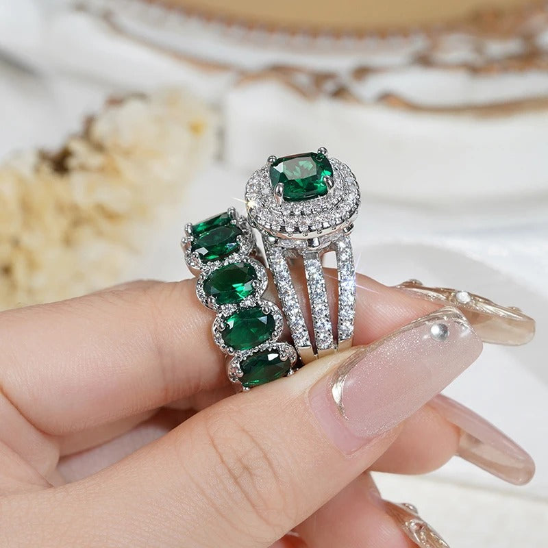 Legacy Heirloom Halo Ring Set