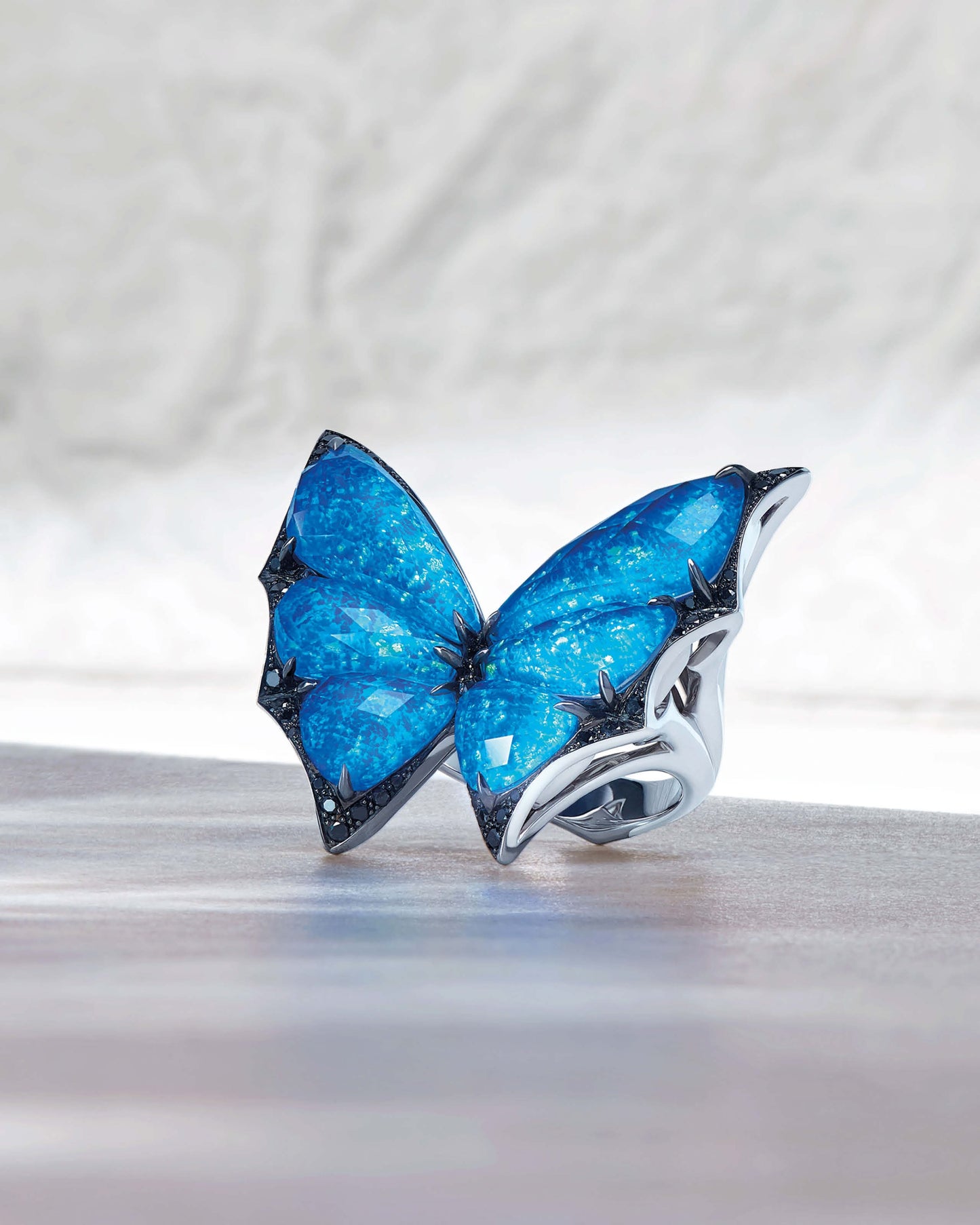 Crystal Haze Large Cocktail Ring