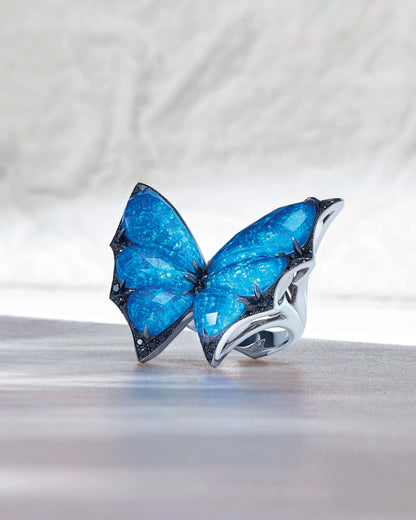 Crystal Haze Large Cocktail Ring