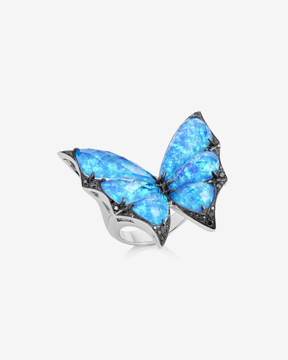 Crystal Haze Large Cocktail Ring