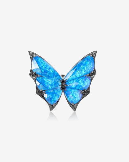 Crystal Haze Large Cocktail Ring