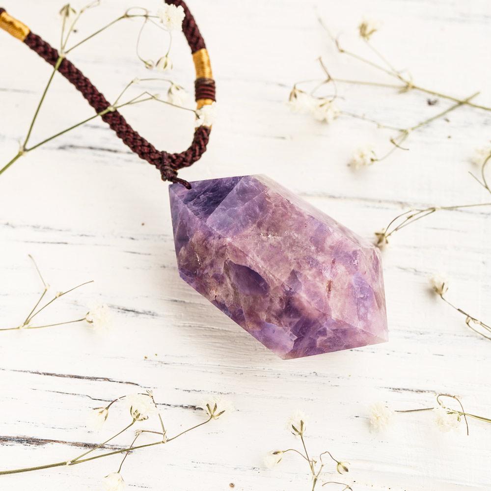 Amethyst Crystal Necklace
