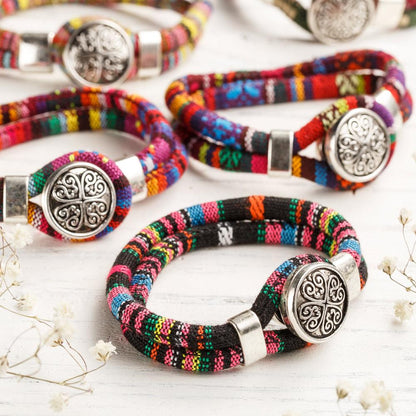 Boho Flower Charm Bracelet