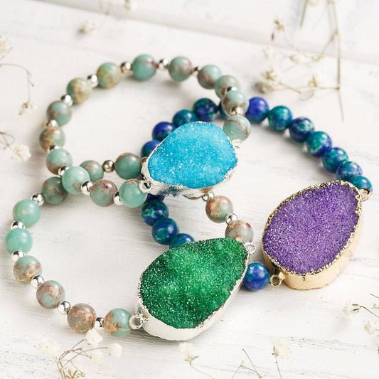 Oceanic Druzy Bracelet