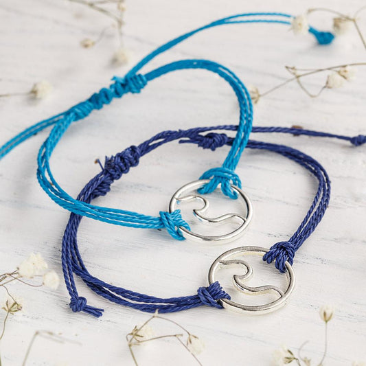 Handmade Ocean Wave Bracelet
