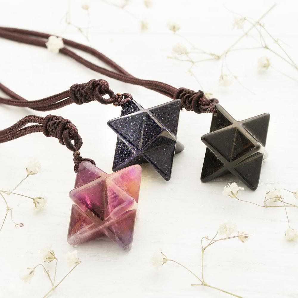 Merkaba Crystal Necklace