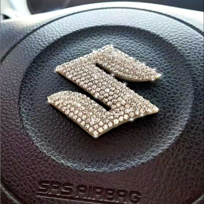 Black Friday Sale🎉50% OFF🎉Creative Steering Wheel Crystal Sticker