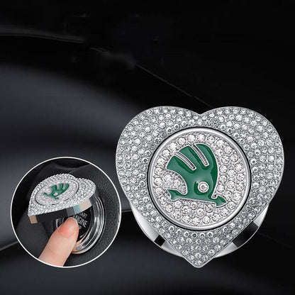 🔥49% OFF🔥Heart-shaped Diamond-studded One-button Start Protective Case