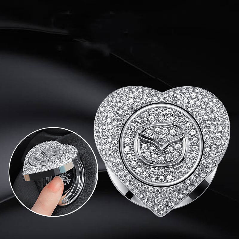 🔥49% OFF🔥Heart-shaped Diamond-studded One-button Start Protective Case