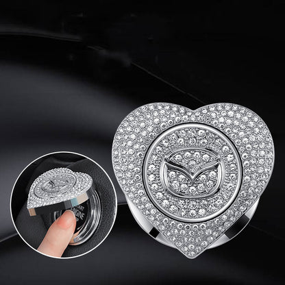🔥49% OFF🔥Heart-shaped Diamond-studded One-button Start Protective Case