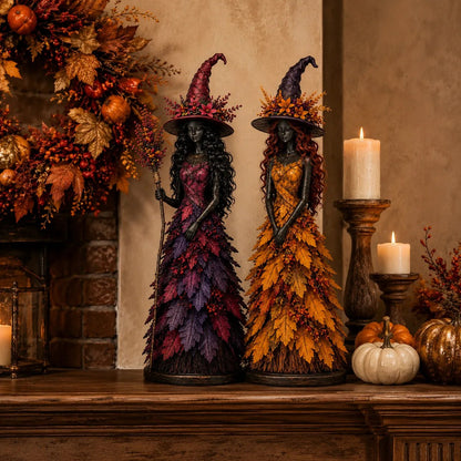 💥LAST DAY 50% OFF - 🧙 Enchanted Autumn Witch Figurine