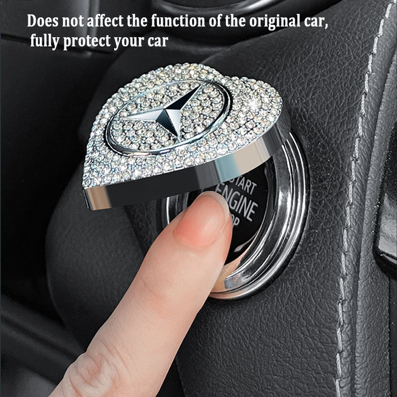 🔥49% OFF🔥Heart-shaped Diamond-studded One-button Start Protective Case