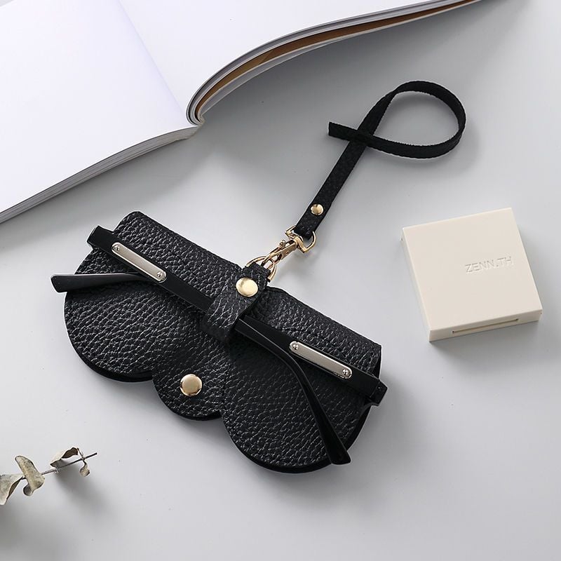 ✨HOT SALE- 48% OFF✨Soft Leather Sunglasses Bag👓️