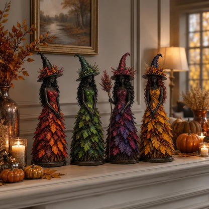 💥LAST DAY 50% OFF - 🧙 Enchanted Autumn Witch Figurine