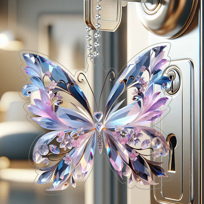 🦋Crystal Butterfly Acrylic Pendant