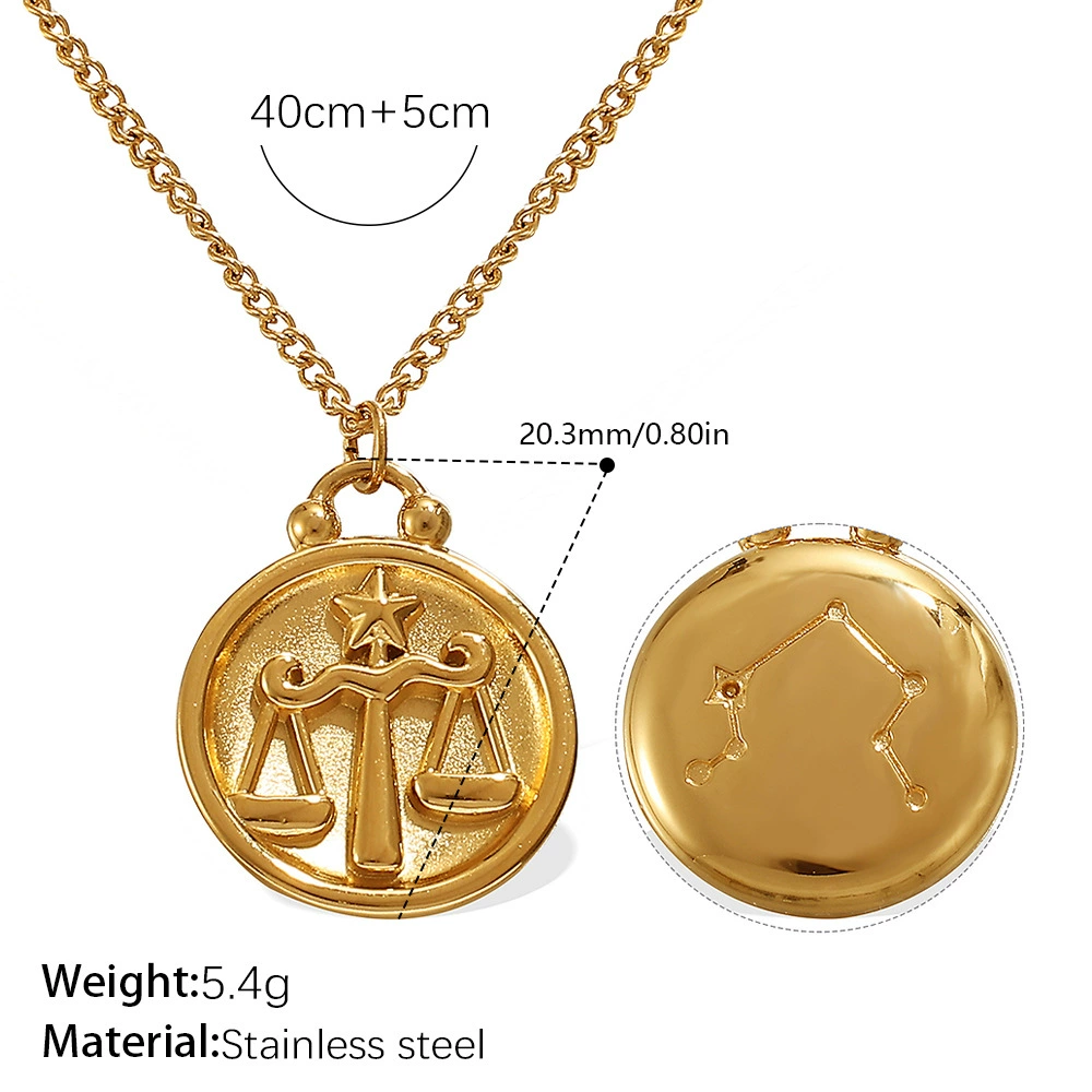 Artisan Zodiac Medallion Necklace