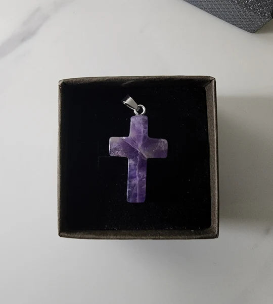 ✝️100% Handmade Crystal Cross Healing Heart