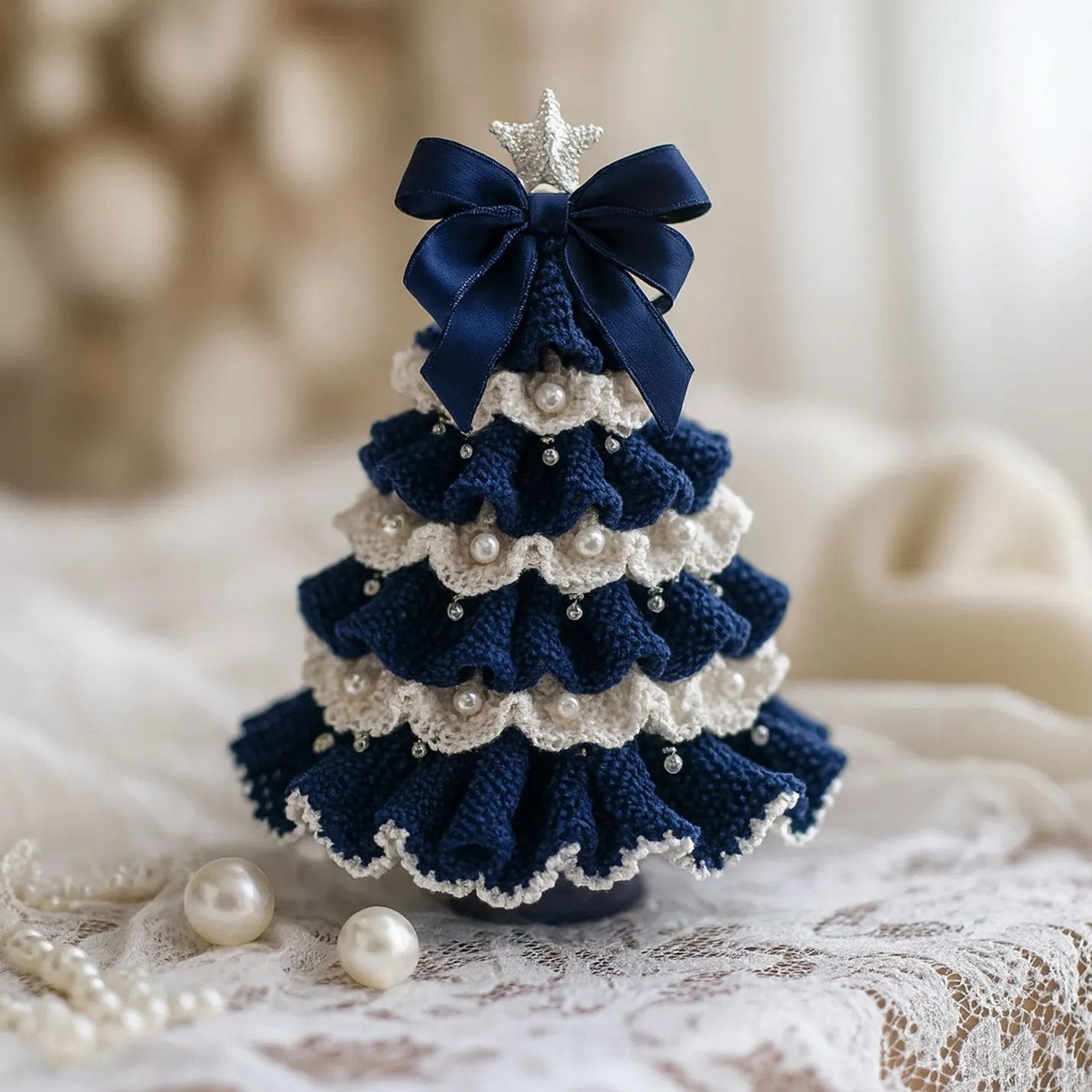 🎉BUY 3 GET 1 FREE🎄DIY Crochet Christmas Tree Kit – ✨Handmade Holiday Decoration Set