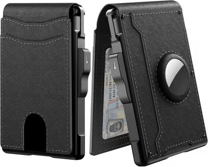 🔥Last Day 49% OFF🔥Wallet for Men - with Pop Up Aluminum Case Money Clip Slim Leather Slots Credit Card Holder Bifold Minimalist Wallet
