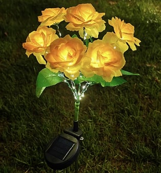 🎁🔥☀️2026 NEW Solar Simulated Garden Lights,upgraded solar panels, IP44 dustproof and waterproof