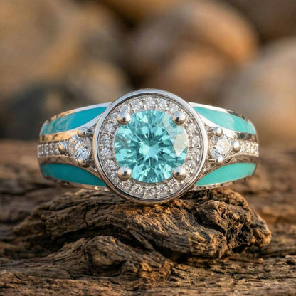 Brave Belt Ring - Aquamarine