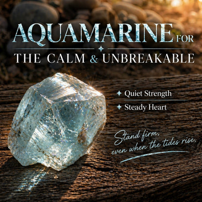 Brave Belt Ring - Aquamarine