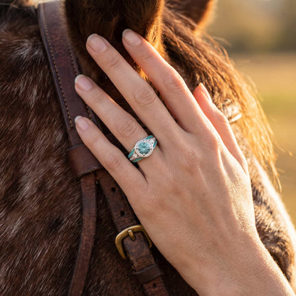 Brave Belt Ring - Aquamarine